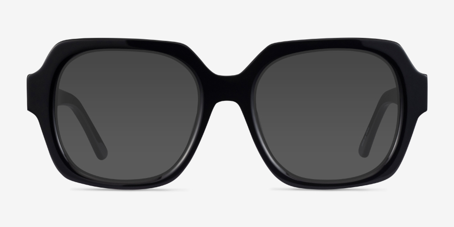 Ellen Geometric Black Glasses for Women | Eyebuydirect