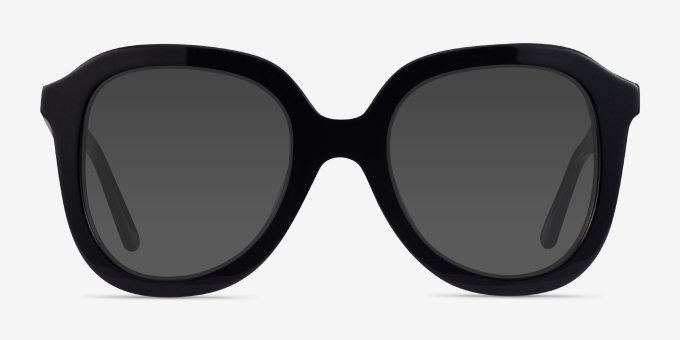 Cathy Black AcetateEyeglass Frames from EyeBuyDirect, with Tinted Lenses