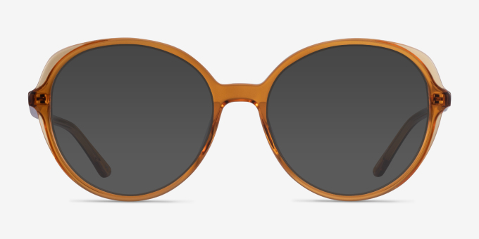 Pure Orange Alternative MaterialsEyeglass Frames from EyeBuyDirect, with Tinted Lenses