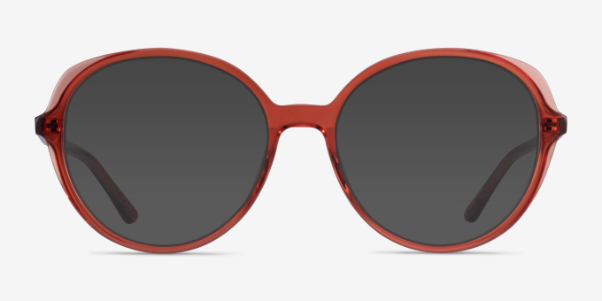 Pure Terracotta Alternative MaterialsEyeglass Frames from EyeBuyDirect, with Tinted Lenses