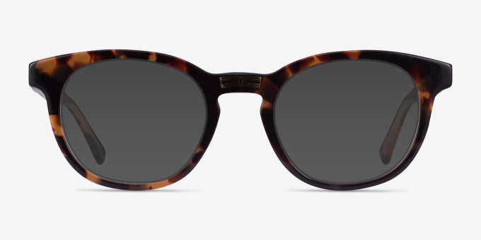 Hoop Tortoise Gold AcetateEyeglass Frames from EyeBuyDirect, with Tinted Lenses