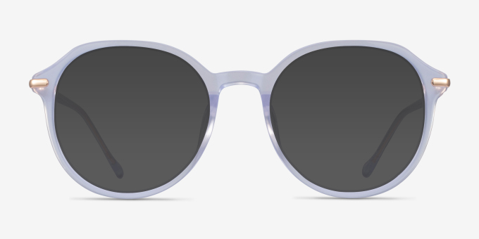 Original Iridescent Clear AcétateMontures de lunettes de vue d'EyeBuyDirect, Avec des Verres Teintés