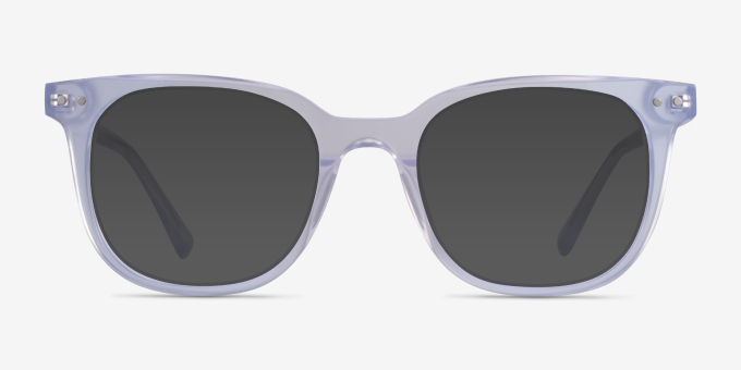 Kaleidoscope Iridescent Clear AcetateEyeglass Frames from EyeBuyDirect, with Tinted Lenses