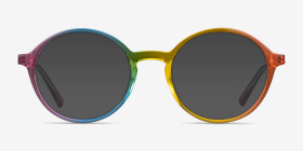 Diversity Arc-en-ciel Plastique Montures de lunettes de vue d'EyeBuyDirect, with Tinted Lenses