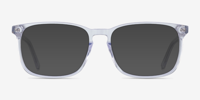 California Clear AcetateEyeglass Frames from EyeBuyDirect, with Tinted Lenses