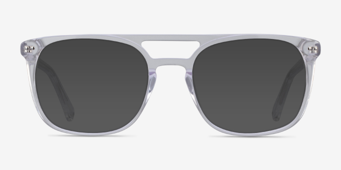 Eclipse Clear AcetateEyeglass Frames from EyeBuyDirect, with Tinted Lenses