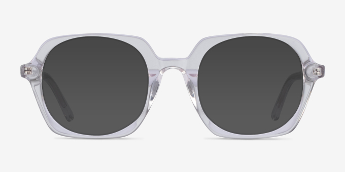 Faubourg Clear AcetateEyeglass Frames from EyeBuyDirect, with Tinted Lenses