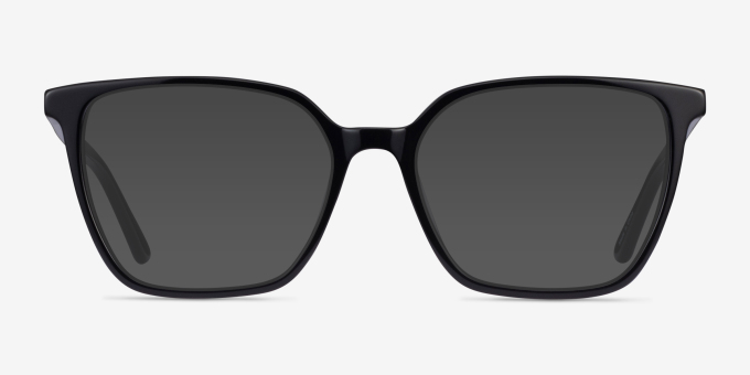 Nobel Black AcetateEyeglass Frames from EyeBuyDirect, with Tinted Lenses