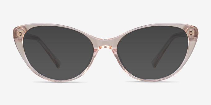 Twinkle Clear Brown AcetateEyeglass Frames from EyeBuyDirect, with Tinted Lenses