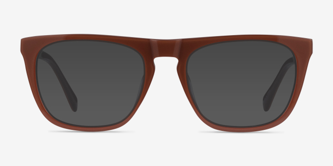Zephyr Brown AcetateEyeglass Frames from EyeBuyDirect, with Tinted Lenses