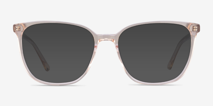Outside Brown AcetateEyeglass Frames from EyeBuyDirect, with Tinted Lenses