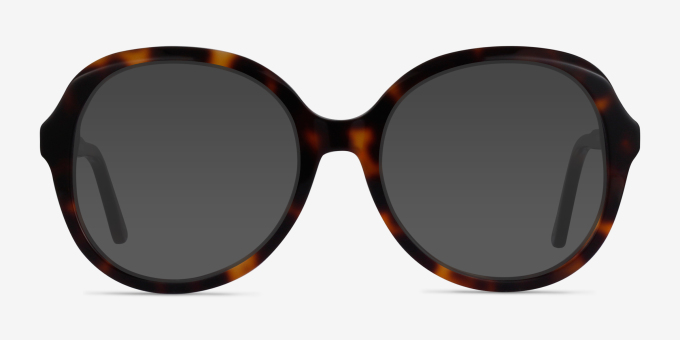 Florescence Tortoise Alternative MaterialsEyeglass Frames from EyeBuyDirect, with Tinted Lenses