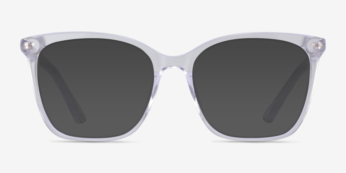 Meliora Clear Alternative MaterialsEyeglass Frames from EyeBuyDirect, with Tinted Lenses
