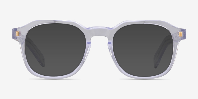 Apricus Clear Alternative MaterialsEyeglass Frames from EyeBuyDirect, with Tinted Lenses