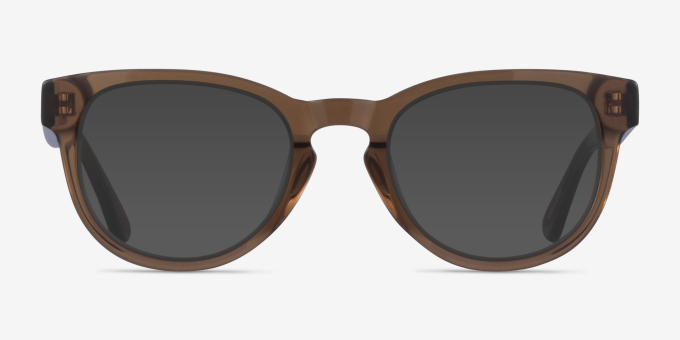 Cezanne Clear Brown AcetateEyeglass Frames from EyeBuyDirect, with Tinted Lenses