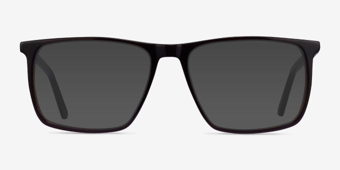 Fairmont Dark Brown AcetateEyeglass Frames from EyeBuyDirect, with Tinted Lenses