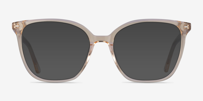 Carola Clear Yellow AcetateEyeglass Frames from EyeBuyDirect, with Tinted Lenses