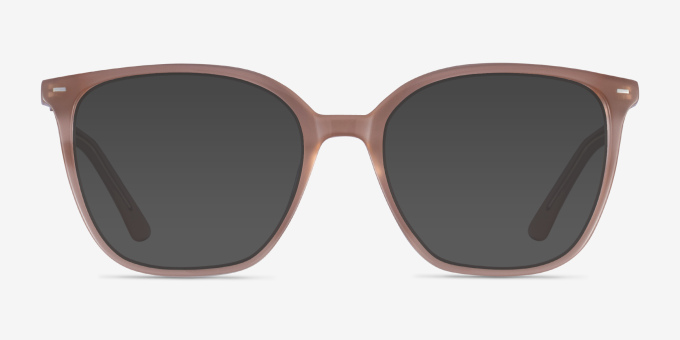Carola Clear Brown AcetateEyeglass Frames from EyeBuyDirect, with Tinted Lenses