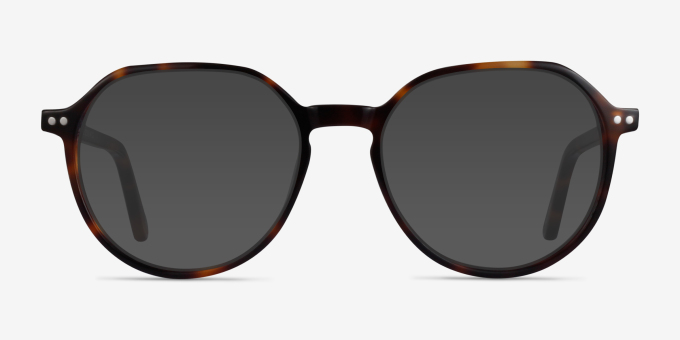 Ebullience Tortoise Alternative MaterialsEyeglass Frames from EyeBuyDirect, with Tinted Lenses