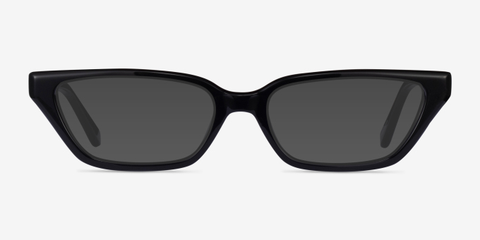 Orchestra Black AcetateEyeglass Frames from EyeBuyDirect, with Tinted Lenses