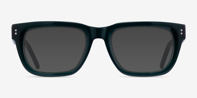 Kensington Teal AcetateEyeglass Frames from EyeBuyDirect, with Tinted Lenses