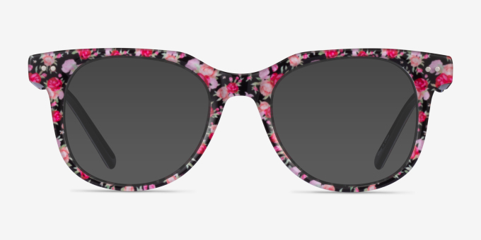 Topic Floral AcetateEyeglass Frames from EyeBuyDirect, with Tinted Lenses