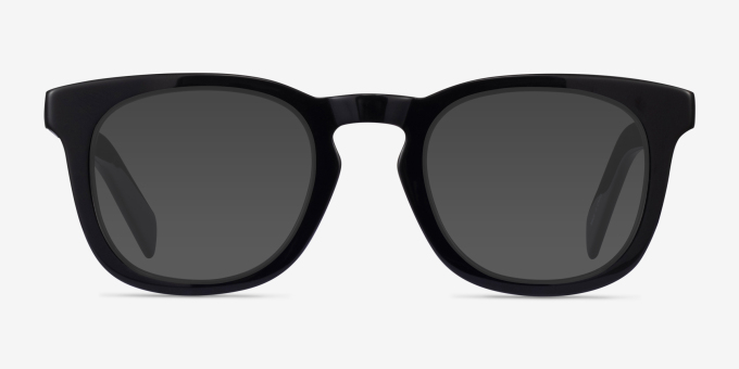 Austral Black AcetateEyeglass Frames from EyeBuyDirect, with Tinted Lenses