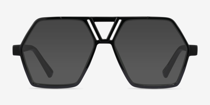 Chalton Green PlasticEyeglass Frames from EyeBuyDirect, with Tinted Lenses