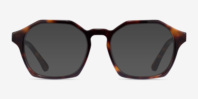 Famous Tortoise AcetateEyeglass Frames from EyeBuyDirect, with Tinted Lenses