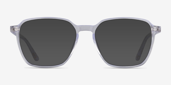 Stage Clear Gold AcetateEyeglass Frames from EyeBuyDirect, with Tinted Lenses