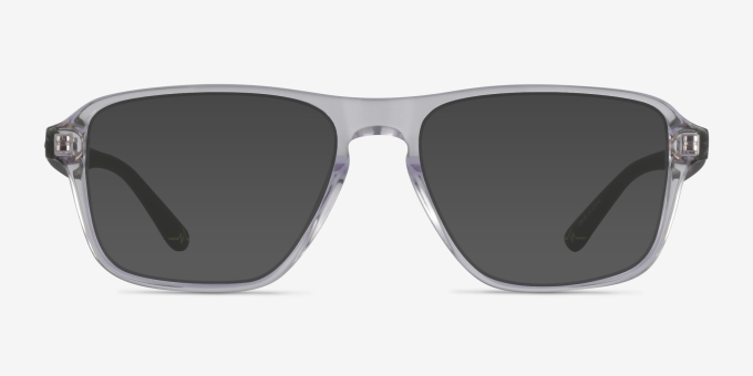 Euclid Clear PlasticEyeglass Frames from EyeBuyDirect, with Tinted Lenses