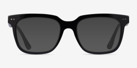 Ursus Noir Acétate Montures de lunettes de vue d'EyeBuyDirect, with Tinted Lenses