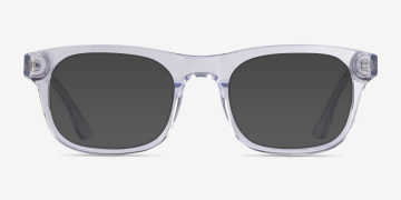 Smoky Rectangle Clear Full Rim Eyeglasses | Eyebuydirect Canada