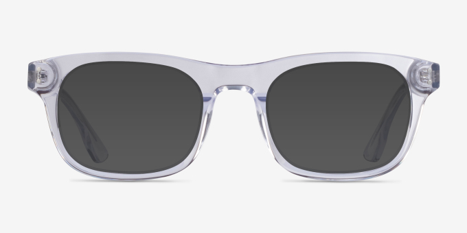 Smoky Clear AcetateEyeglass Frames from EyeBuyDirect, with Tinted Lenses