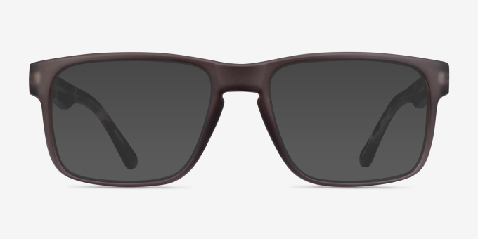 Terrain Gray Floral PlasticEyeglass Frames from EyeBuyDirect, with Tinted Lenses
