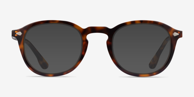 Cylinder Tortoise AcetateEyeglass Frames from EyeBuyDirect, with Tinted Lenses