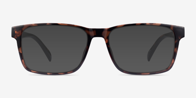Beech Tortoise PlasticEyeglass Frames from EyeBuyDirect, with Tinted Lenses