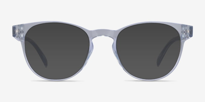 Osier Clear PlasticEyeglass Frames from EyeBuyDirect, with Tinted Lenses