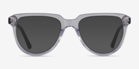 Hardin Clear Tortoise Acétate Montures de lunettes de vue d'EyeBuyDirect, with Tinted Lenses