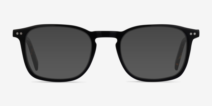 Holley Rectangle Black Tortoise Full Rim Eyeglasses | Eyebuydirect