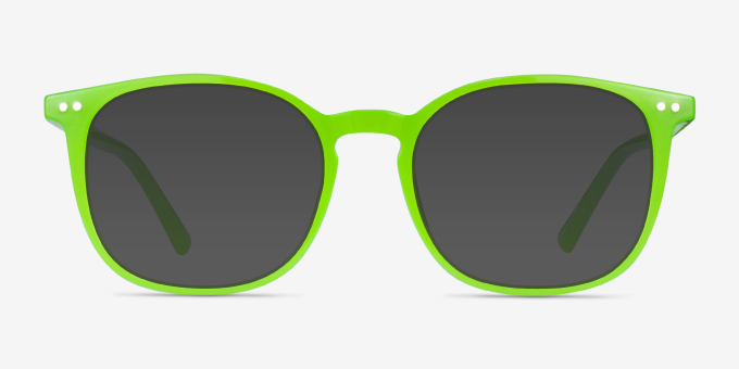 Skyglow Green PlasticEyeglass Frames from EyeBuyDirect, with Tinted Lenses