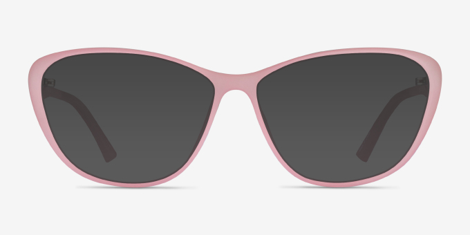 Orbital Matte Pink PlasticEyeglass Frames from EyeBuyDirect, with Tinted Lenses
