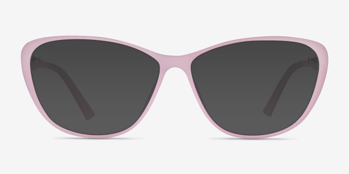 Orbital Matte Purple PlasticEyeglass Frames from EyeBuyDirect, with Tinted Lenses