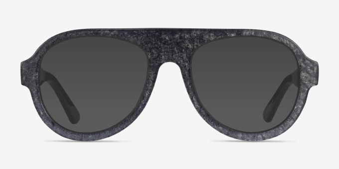 Revel Shiny Gray AcetateEyeglass Frames from EyeBuyDirect, with Tinted Lenses