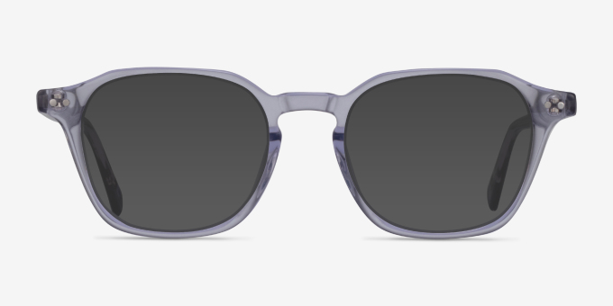 Hopkins Clear Purple Floral AcetateEyeglass Frames from EyeBuyDirect, with Tinted Lenses