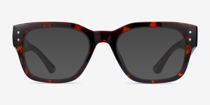 Hearth Tortoise PlasticEyeglass Frames from EyeBuyDirect, with Tinted Lenses