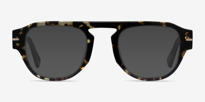 Ceres Tortoise AcetateEyeglass Frames from EyeBuyDirect, with Tinted Lenses