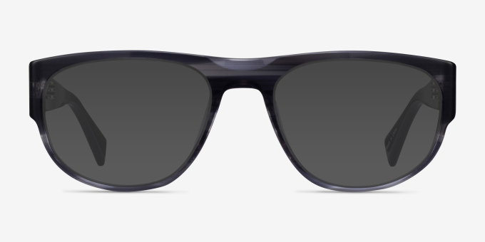 Greg Square Blue Striped Glasses for Men | Eyebuydirect