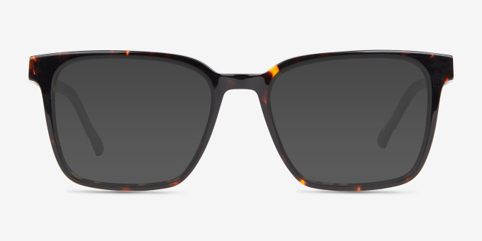 Mod Tortoise Gray AcetateEyeglass Frames from EyeBuyDirect, with Tinted Lenses
