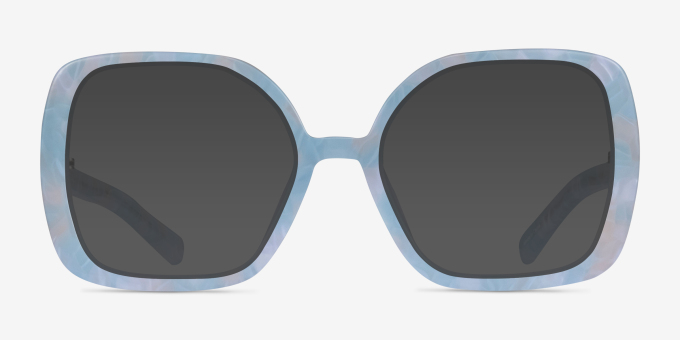 Irene Light Blue AcetateEyeglass Frames from EyeBuyDirect, with Tinted Lenses